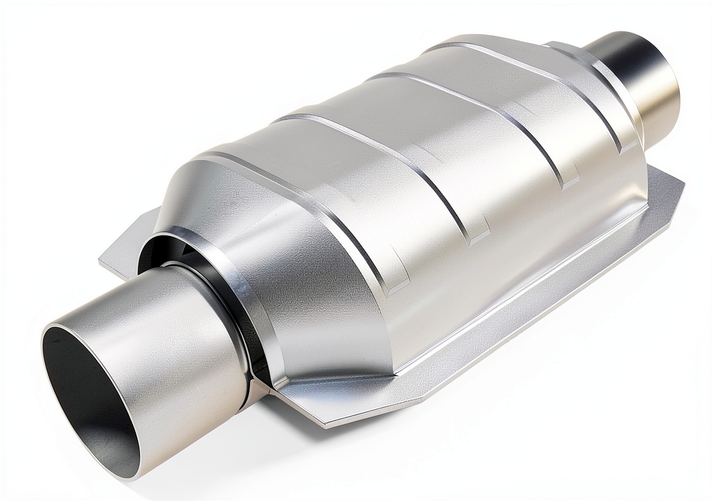 Installing MagnaFlow catalytic converter in a vehicle exhaust system