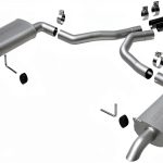 MagnaFlow Street Series Dual Exhaust Muffler Stainless Steel-0