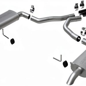 MagnaFlow Street Series Dual Exhaust Muffler Stainless Steel-0