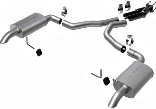 MagnaFlow Street Series Dual Exhaust Muffler Stainless Steel-0