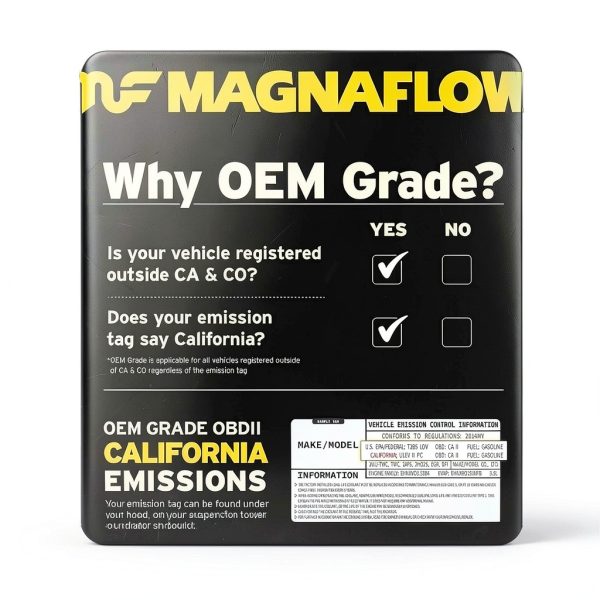 MagnaFlow Catalytic Converter 51441 Stainless Steel Direct Fit-2