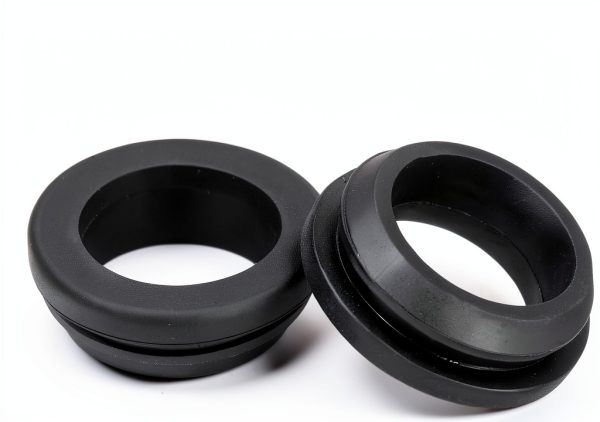 Snap Rubber Grommet Hole Plug 4Pcs Set Dia 22mm ID 17.5mm H10mm Black-2