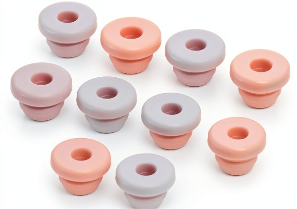 Snap Rubber Grommet Plug Mount 10Pcs 5.5mm Dia 3mm ID Groove Grey-0
