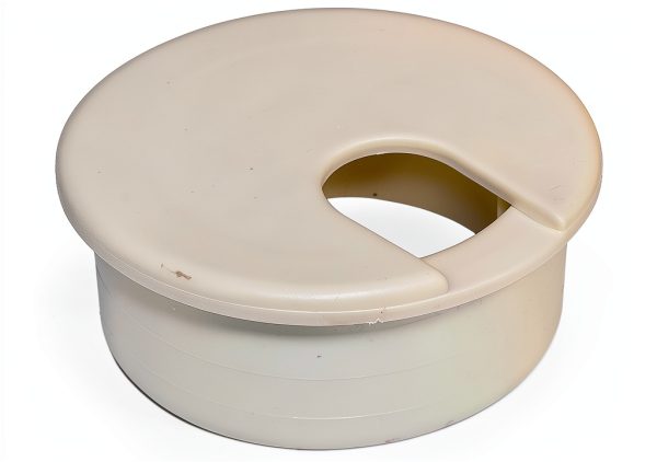 1 3/4 Cut Hole White Grommet MyCableMart BA-1039WH-1