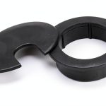 2 3/8" Cut-Hole Size Grommet by MyCableMart Black Round Wire-0