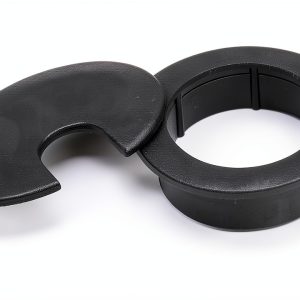 2 3/8" Cut-Hole Size Grommet by MyCableMart Black Round Wire-0
