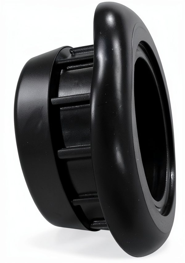 3/4" Round PVC Grommet Optronics A11GBP Black Standard-1