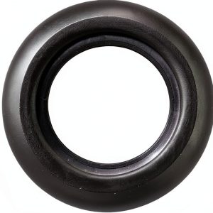 3/4" Round PVC Grommet Optronics A11GBP Black Standard-0