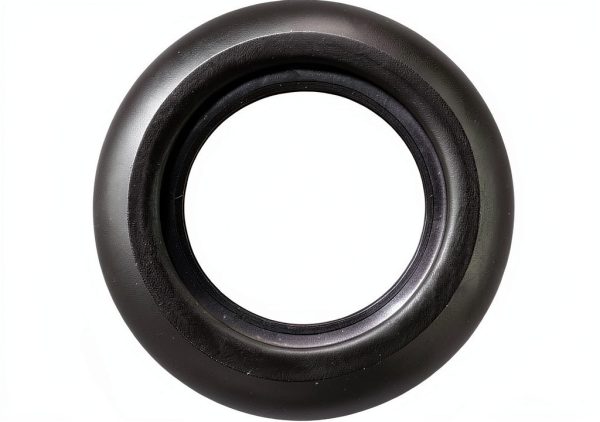 3/4" Round PVC Grommet Optronics A11GBP Black Standard-0