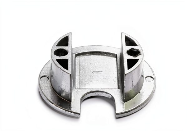 Cable Hole Cover 1-3/8" (35mm) Zinc Alloy Desk Grommet Bright Silver-1