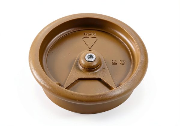 Desk Grommet 2 Inch ABS Plastic Hole Cover – Brown – 6 Pack by AACGIN-4