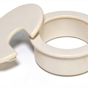 1 3/4 Cut Hole White Grommet MyCableMart BA-1039WH-0