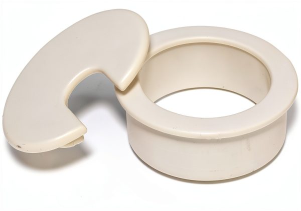 1 3/4 Cut Hole White Grommet MyCableMart BA-1039WH-0