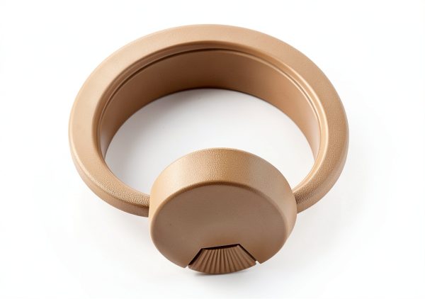 Desk Grommet 2 Inch ABS Plastic Hole Cover – Brown – 6 Pack by AACGIN-5